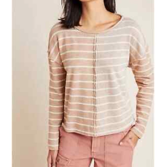 Anthropologie Devin textured sweatshirt - Picture 2 of 7